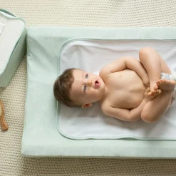 Trois Kilos Sept                    Matelas à langer Au large de Nova    Blanc/ Vert