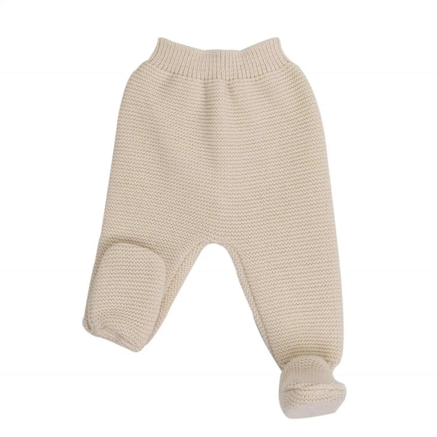 Trois Kilos Sept Pantalon en maille Sable 0-1 mois