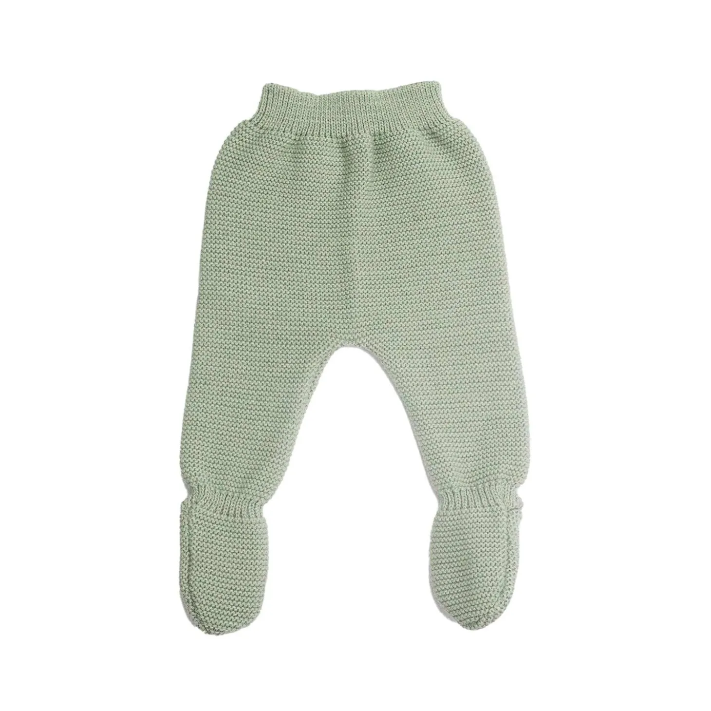 Trois Kilos Sept Pantalon Maille Vert Olive 0-1 mois