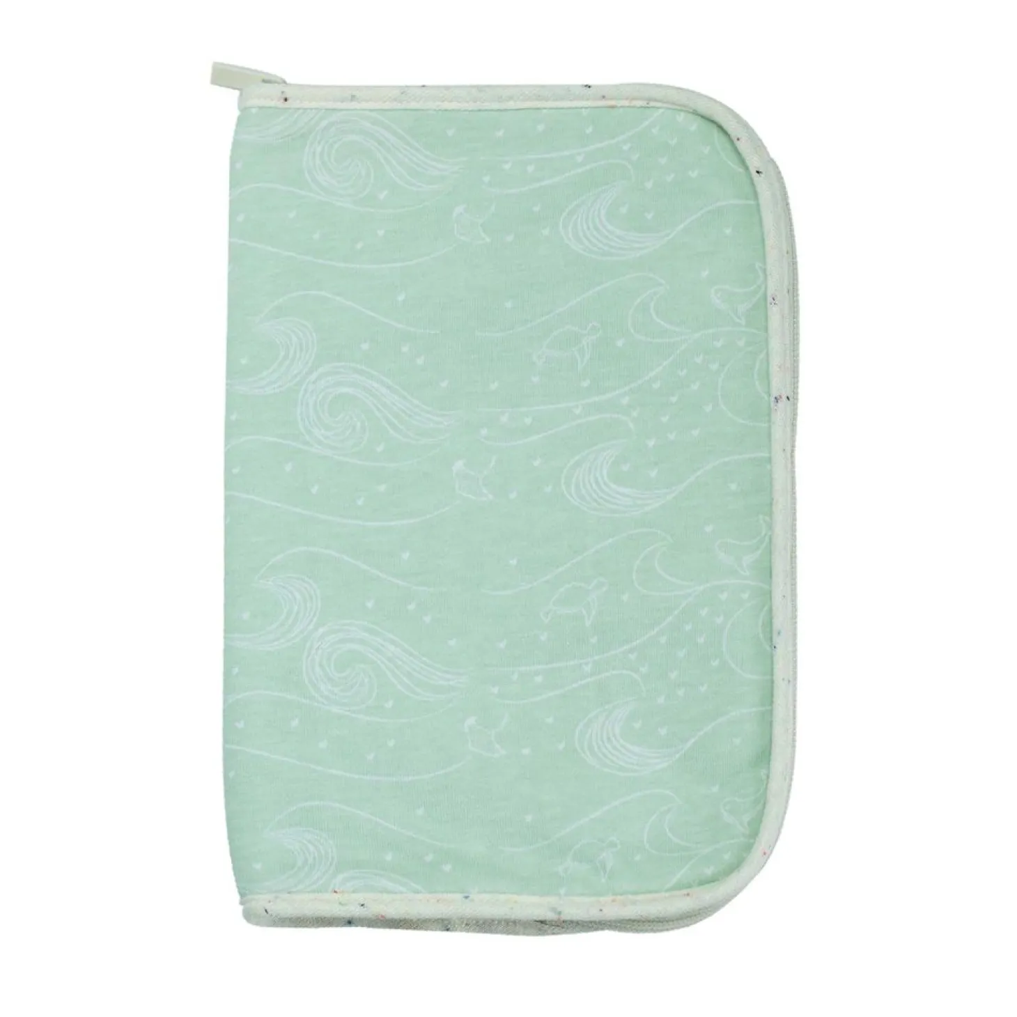 Trois Kilos Sept Protège carnet de santé Au large de Nova Vert/ Beige