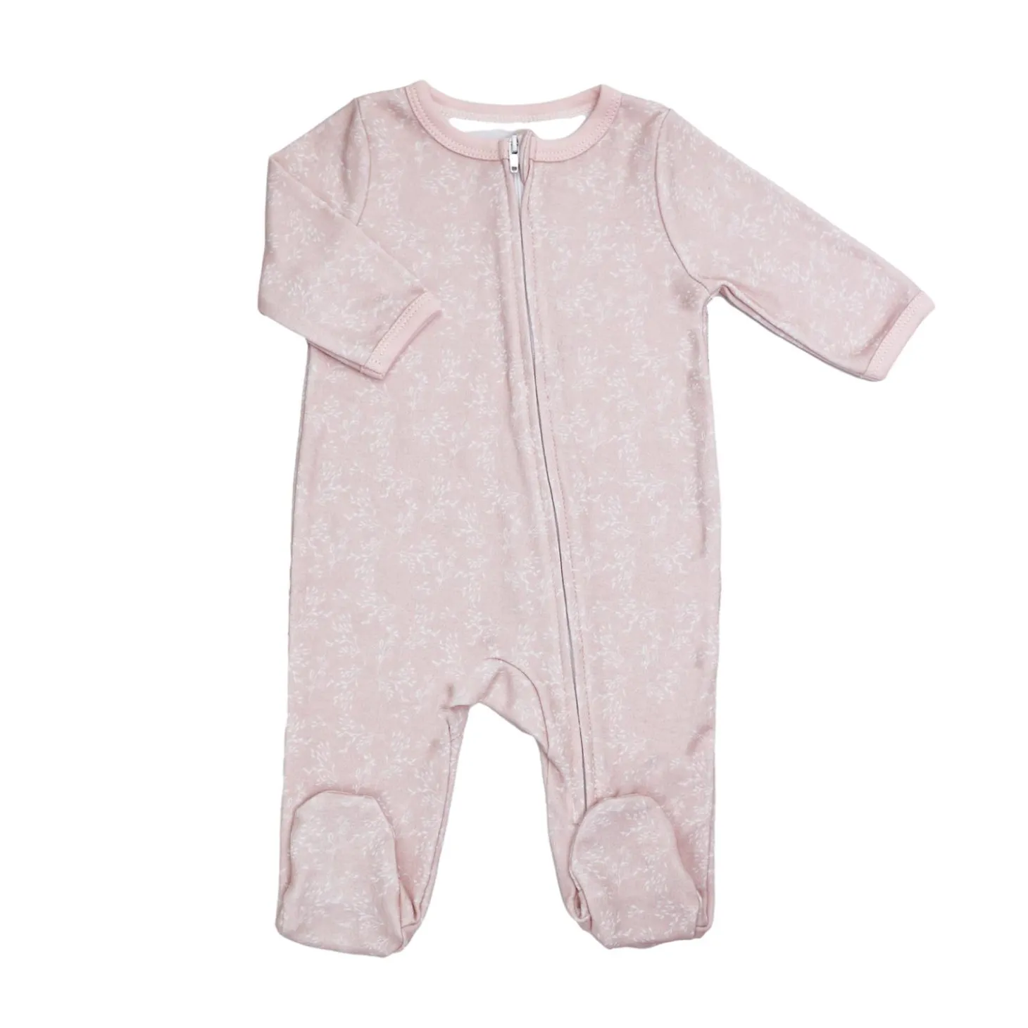 Trois Kilos Sept Pyjama Coton Zip Rose