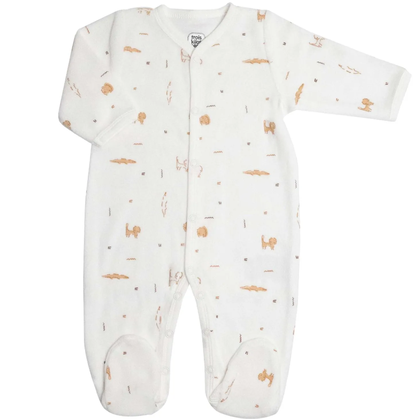 Trois Kilos Sept Pyjama Dors-Bien TamTam Ecru