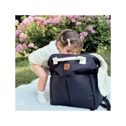 Trois Kilos Sept                    Sac à dos à Langer    Noir