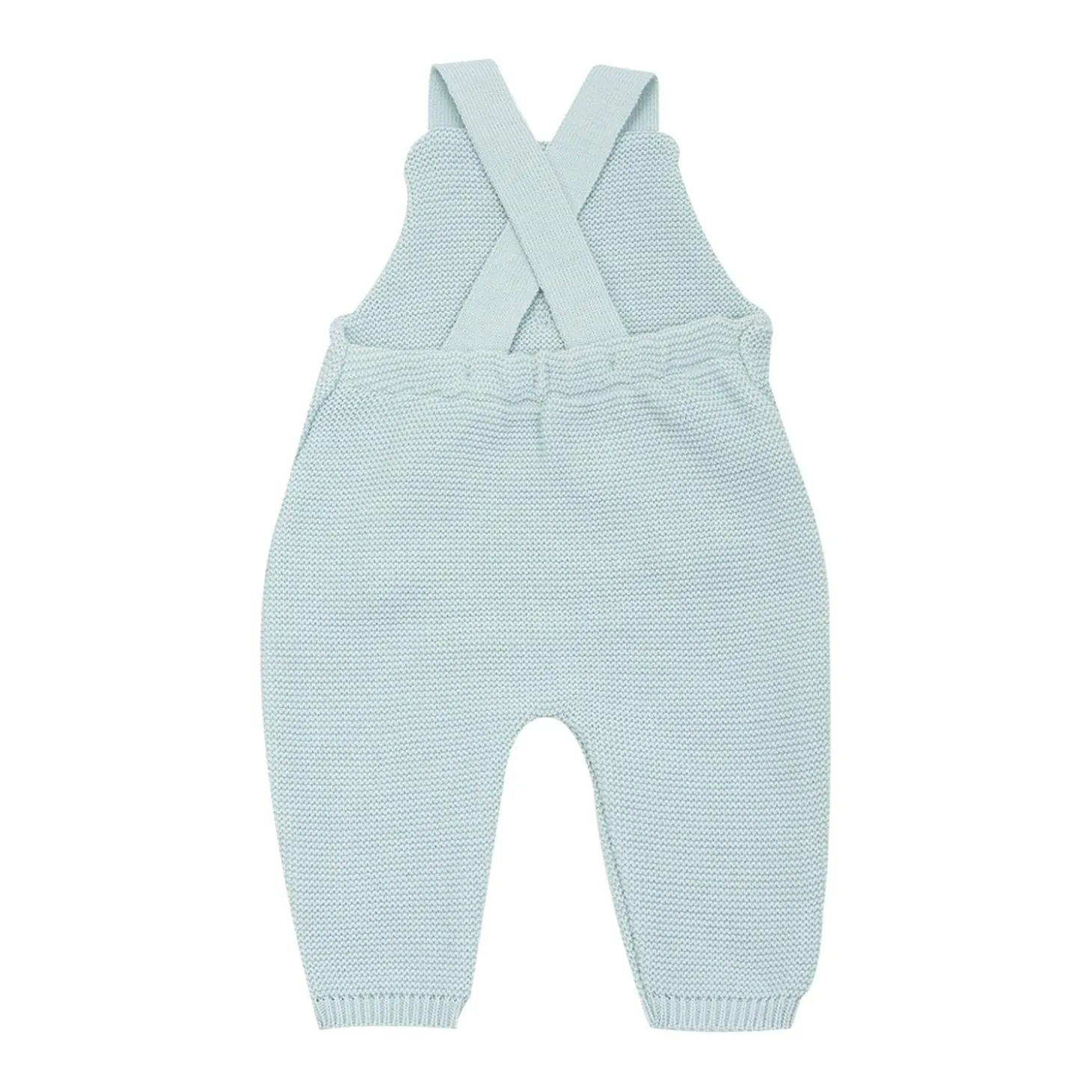 Trois Kilos Sept Salopette Maille Sauge 1-3 mois