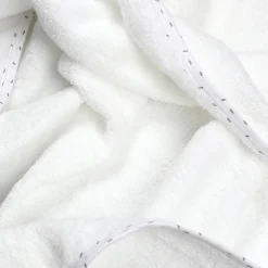 Trois Kilos Sept Set de Bain Mini Nous Blanc 70x70 cm
