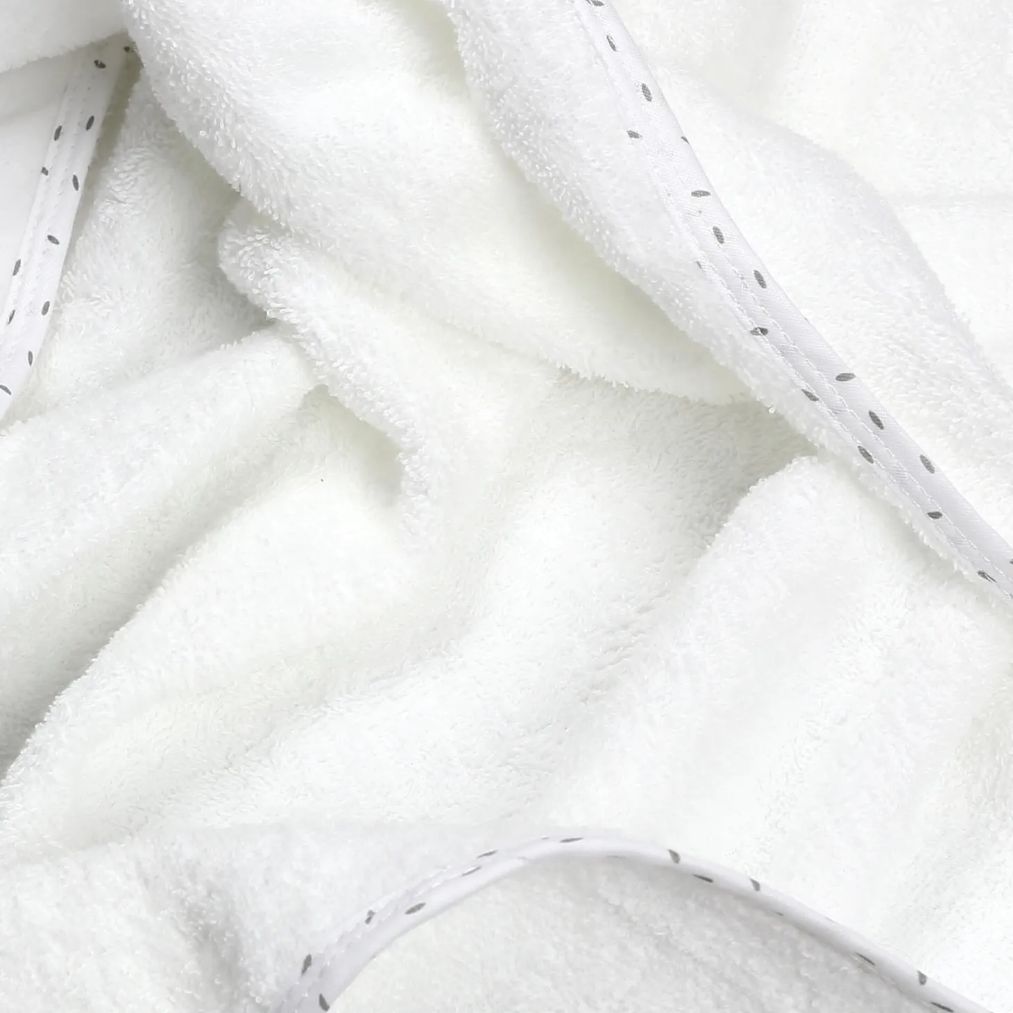 Trois Kilos Sept Set de Bain Mini Nous Blanc 70x70 cm