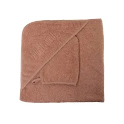 Trois Kilos Sept Set de Bain Mini Nous Terracotta 70x70 cm