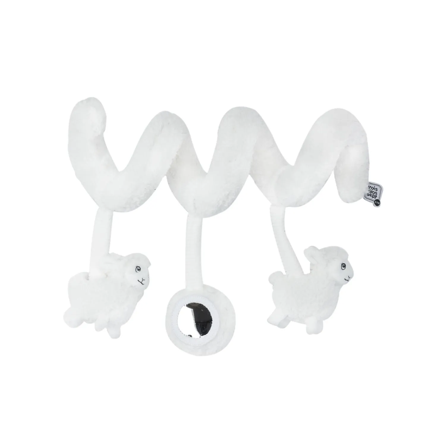 Trois Kilos Sept Spirale d'activite mouton Wooly Ecru