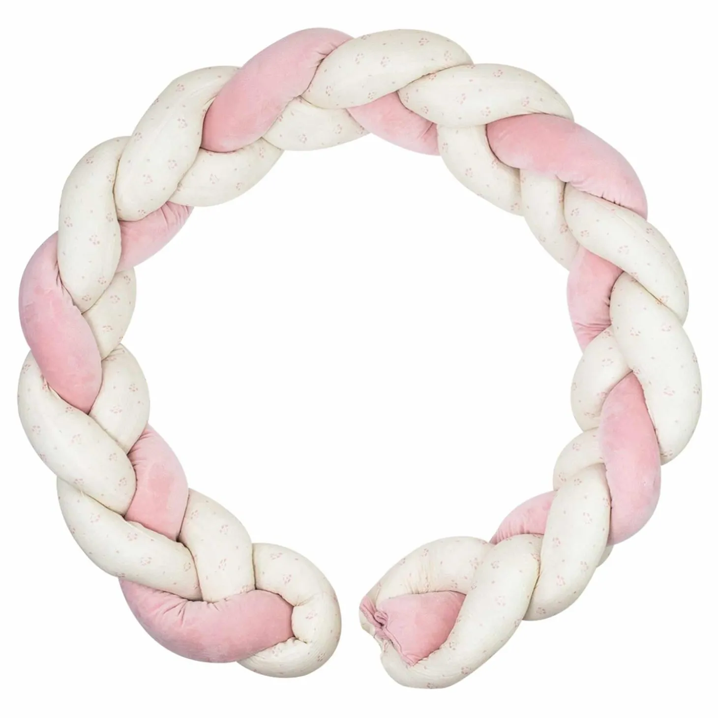 Trois Kilos Sept Tresse décorative Rose 200 cm