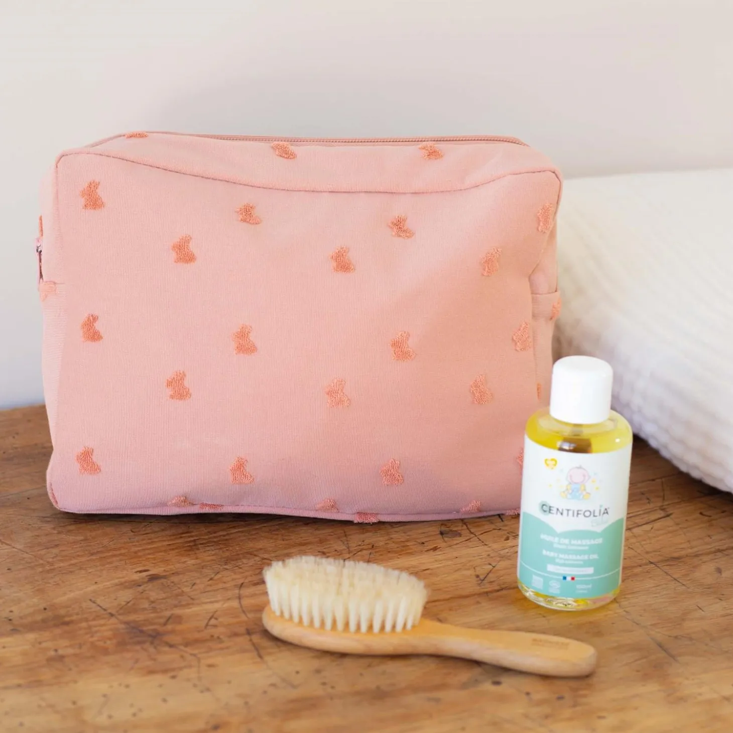 Trois Kilos Sept Trousse de Toilette Hop Terre de sienne