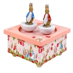 Trousselier Boîte à musique Cube Peter Rabbit© Fraises Rose
