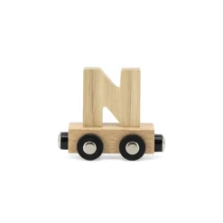 Tryco                    Lettre Train Naturel Lettre N    Bois Naturel