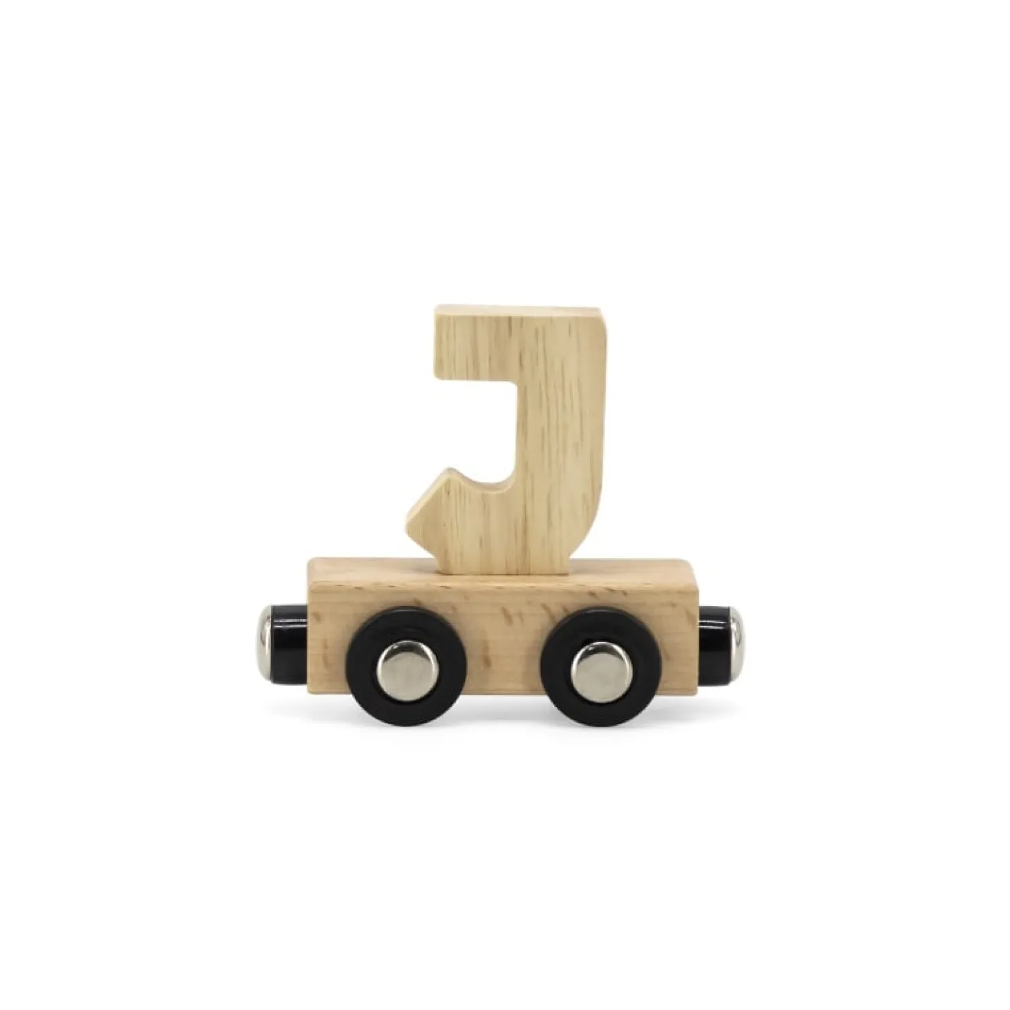 Tryco Lettre Train Naturel Lettre J Bois Naturel