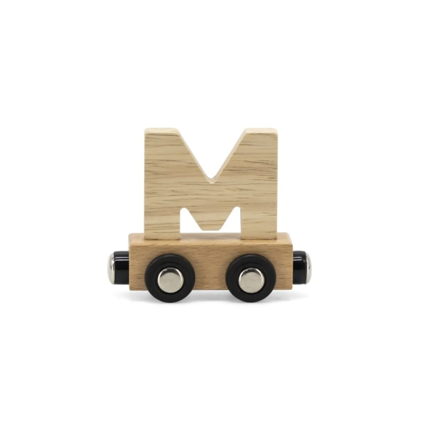 Tryco Lettre Train Naturel Lettre M Bois Naturel