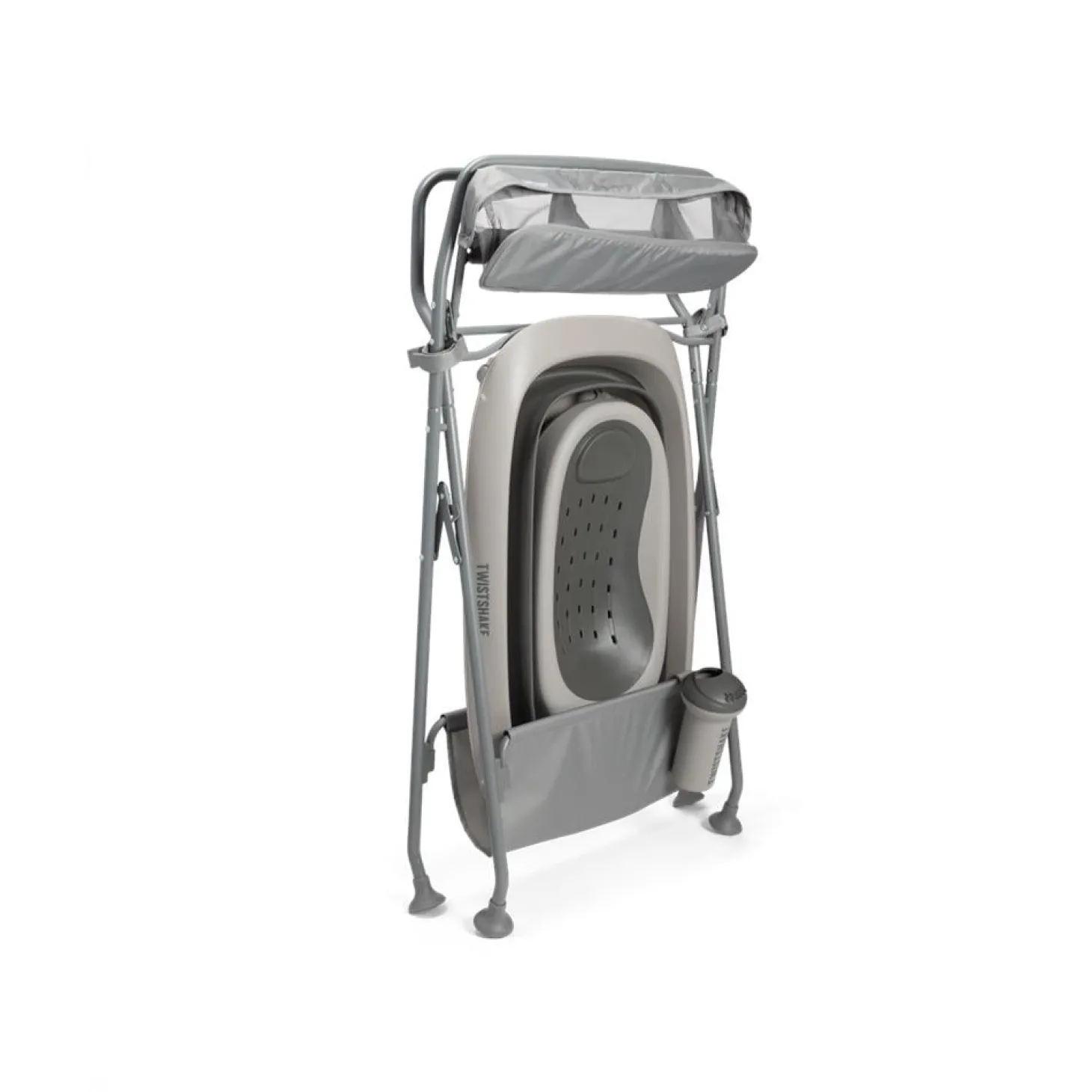 Twistshake Kit de bain luxueux V2 gris délavé