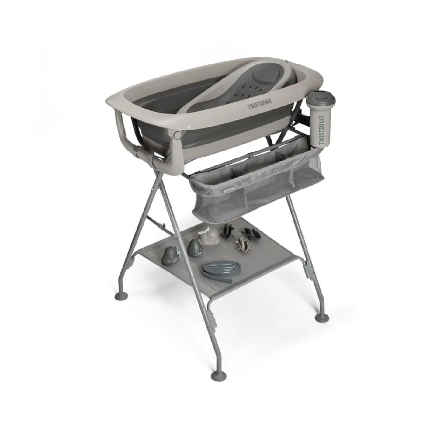 Twistshake Kit de bain luxueux V2 gris délavé