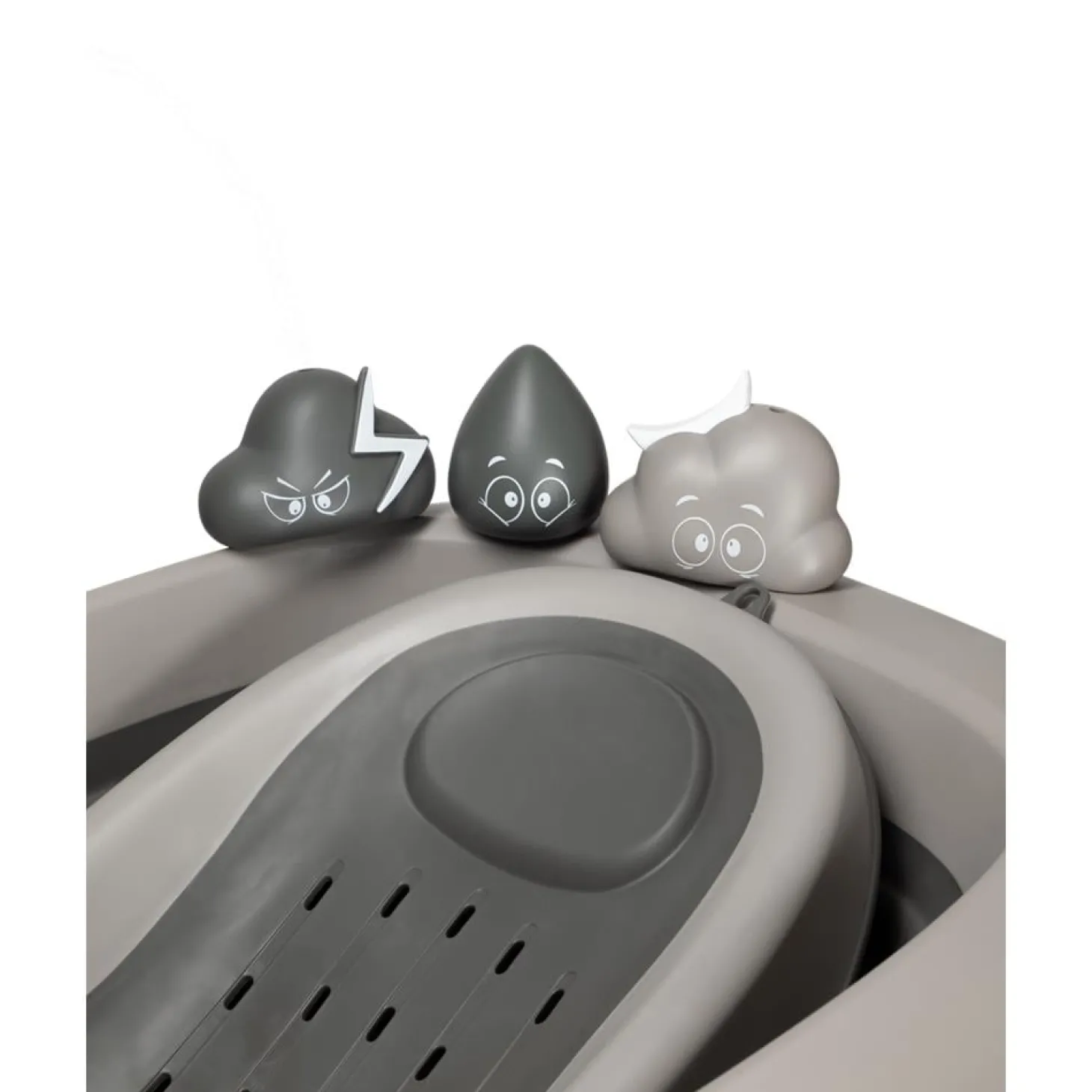 Twistshake Kit de bain luxueux V2 gris délavé