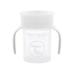 Twistshake                    ​​Tasse 360    Blanc            6 mois