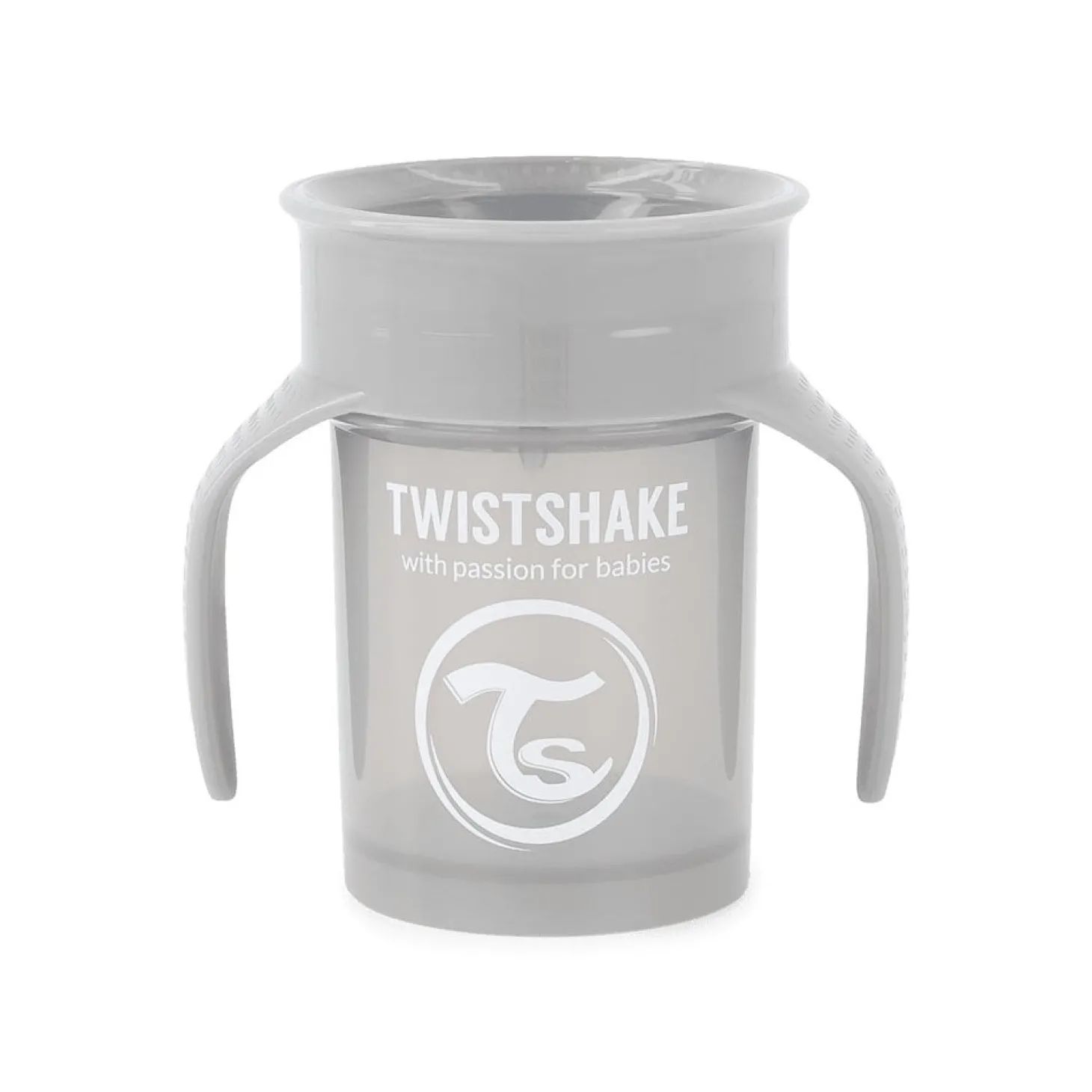 Twistshake Tasse 360 Pastel Gris 6 mois