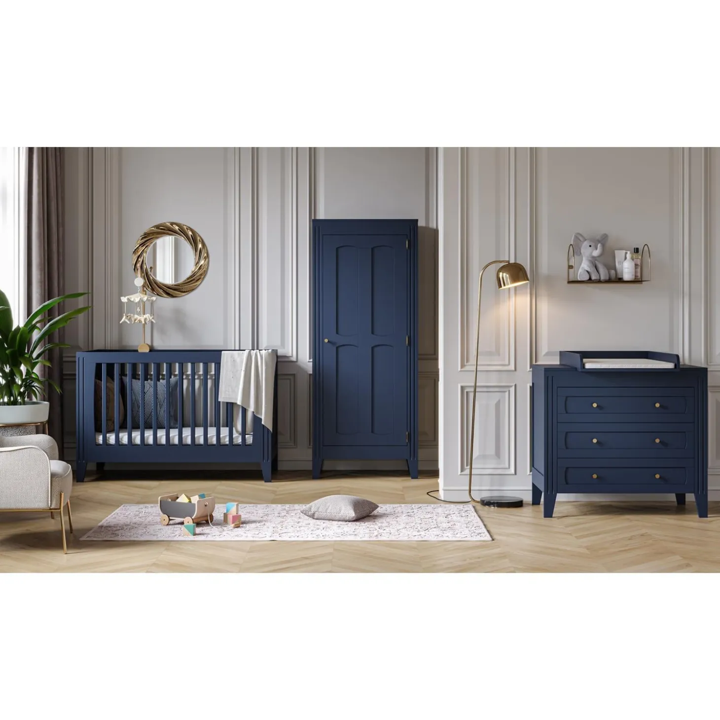 Vox Armoire 1 porte Milenne Indigo
