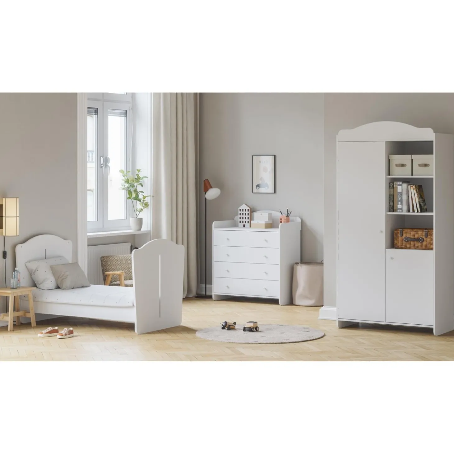 Vox Armoire 2 portes Megeve Blanc