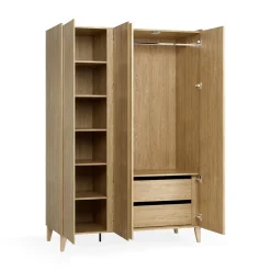 Vox                    Armoire 3 Portes Muve    Chêne