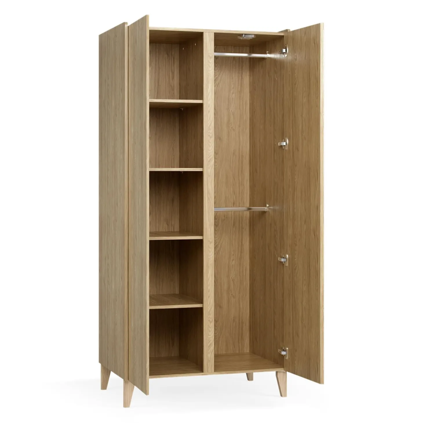 Vox Armoire 2 Portes Muve Chêne
