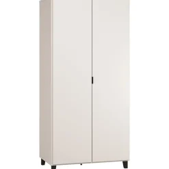 Vox                    Armoire 2 portes Simple     Blanc/Noir