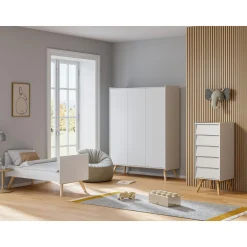Vox                    Chiffonier Vintage     Blanc/chêne