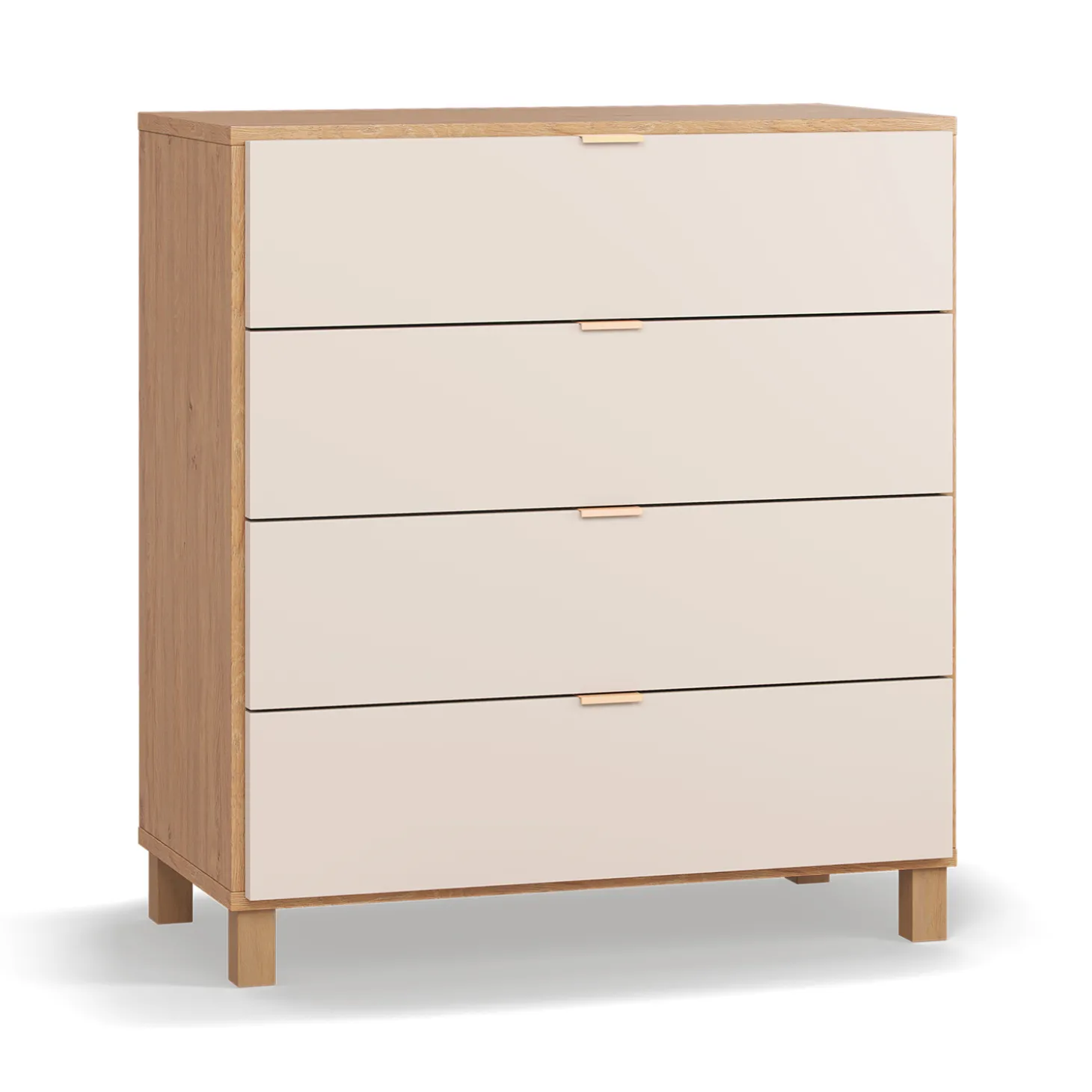 Vox Commode Simple Chêne/Sable-Beige