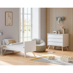 Vox Commode Vintage Blanc/chêne