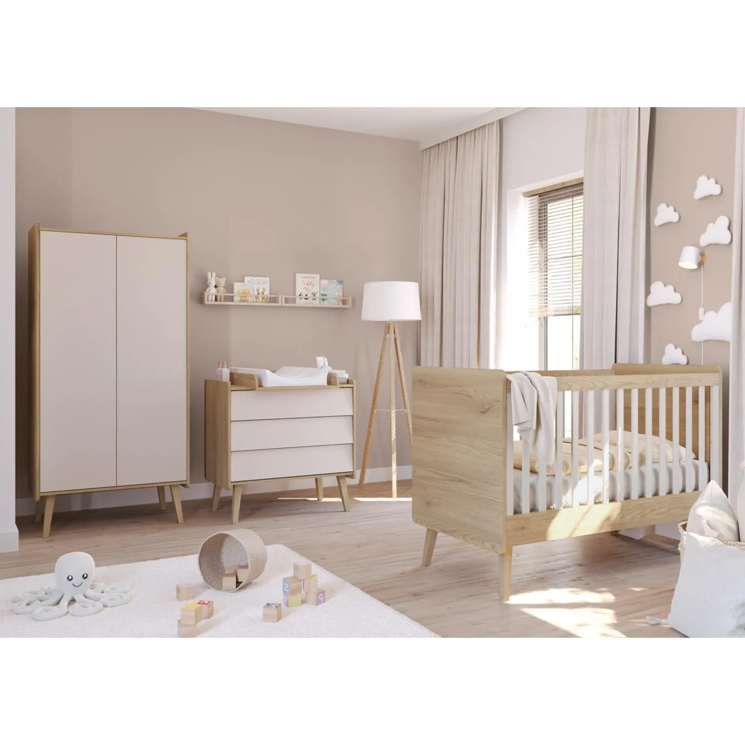 Vox Commode Vintage Fresh Chêne/Sable-Beige