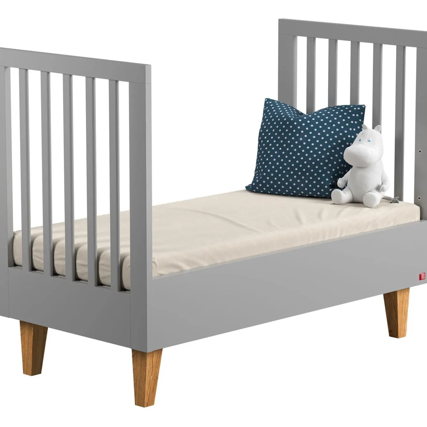 Vox Lit Bébé Lounge Gris Clair 70x140 cm