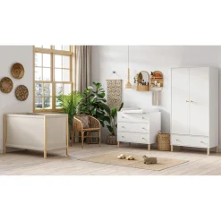 Vox Lit bébé Tela Bois/Beige 60x120 cm