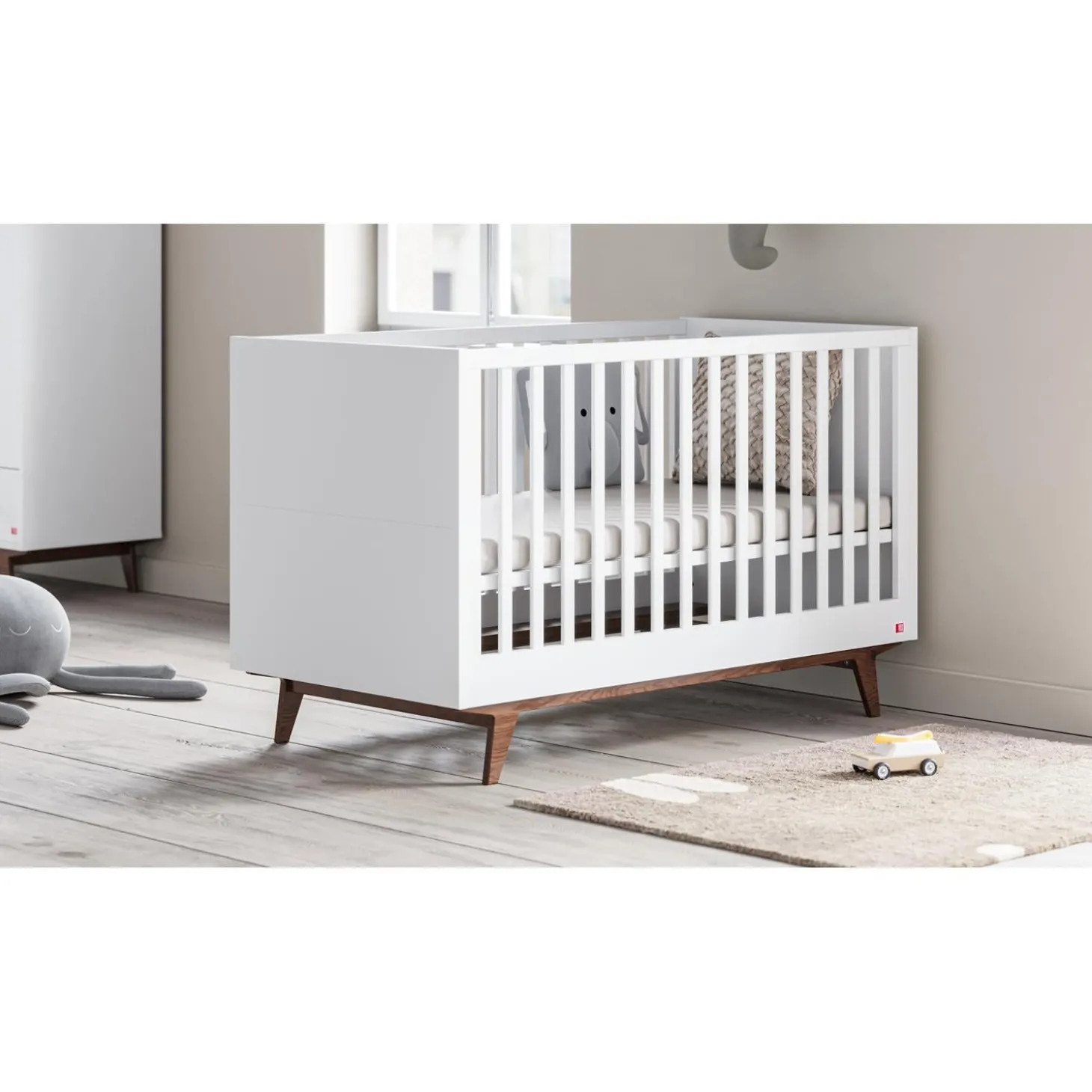 Vox Lit Mid II Blanc/Noix 70x140 cm