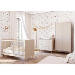 Vox Lit évolutif Lunea Sable Beige 70x140 cm