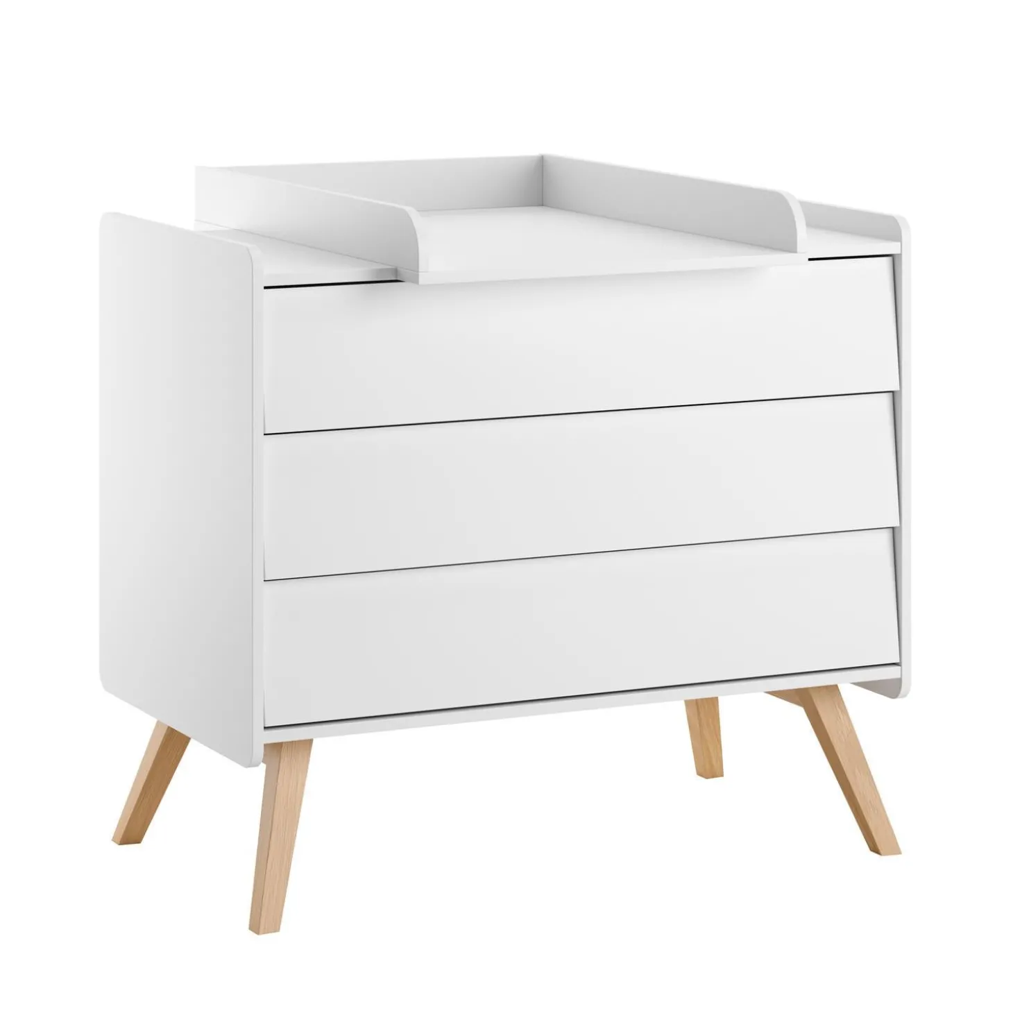 Vox Plan à langer Vintage Blanc/Chêne