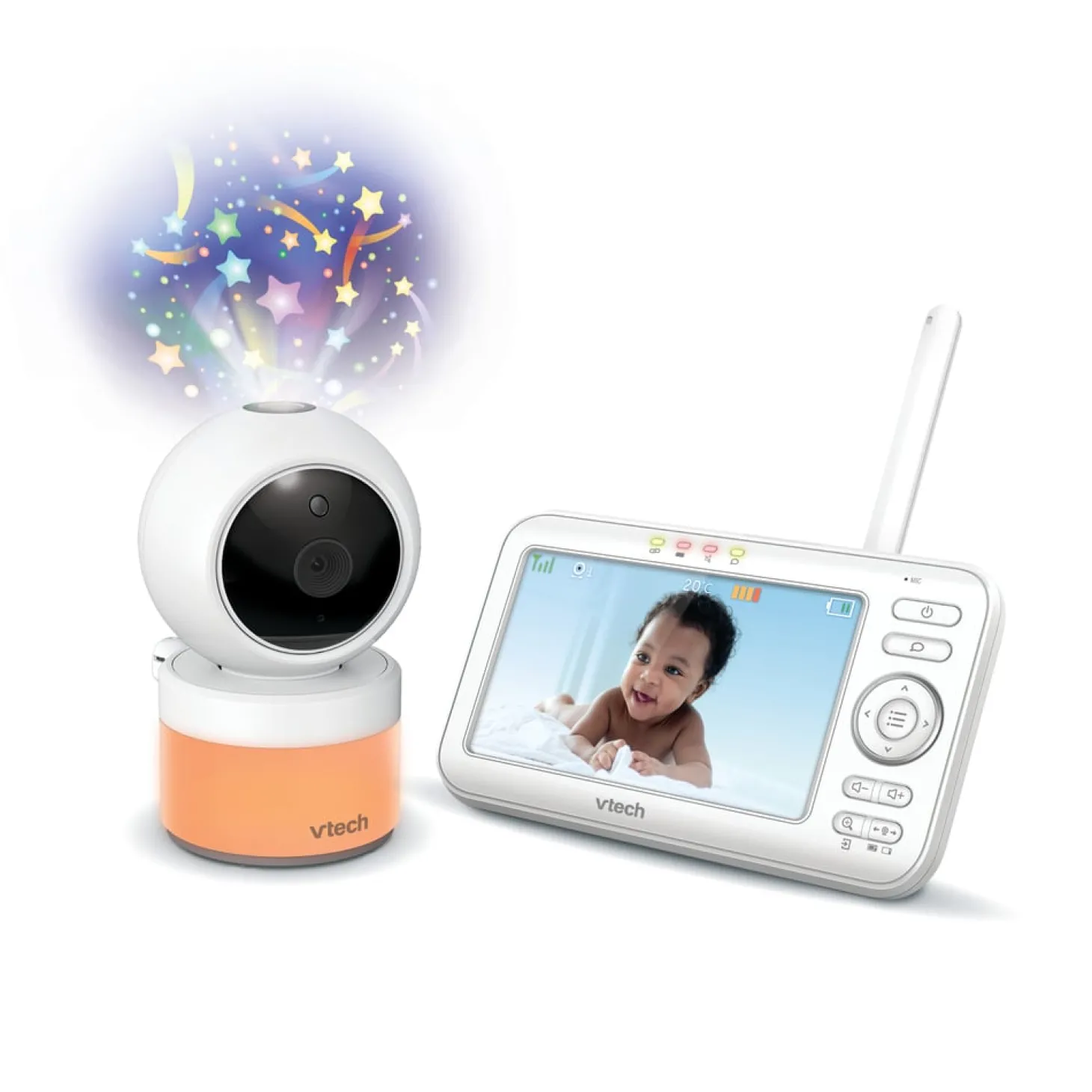VTech Baby Babyphone vidéo lightshow Blanc