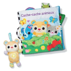 VTech Baby Grand livre toudoux des découvertes Multicolore
