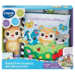 VTech Baby                    Grand livre toudoux des découvertes    Multicolore