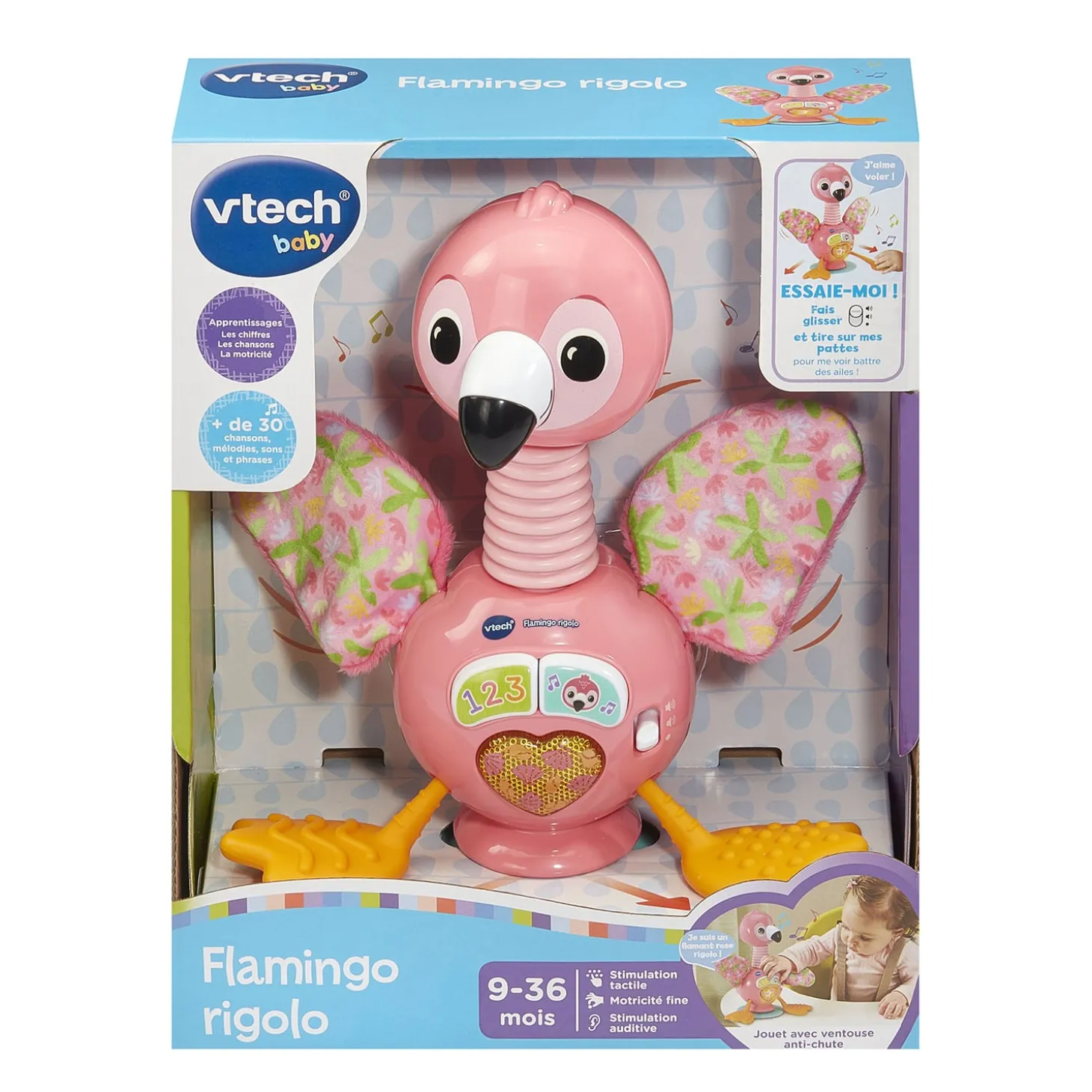 VTech Baby Jouet Flamingo rigolo Multicolore