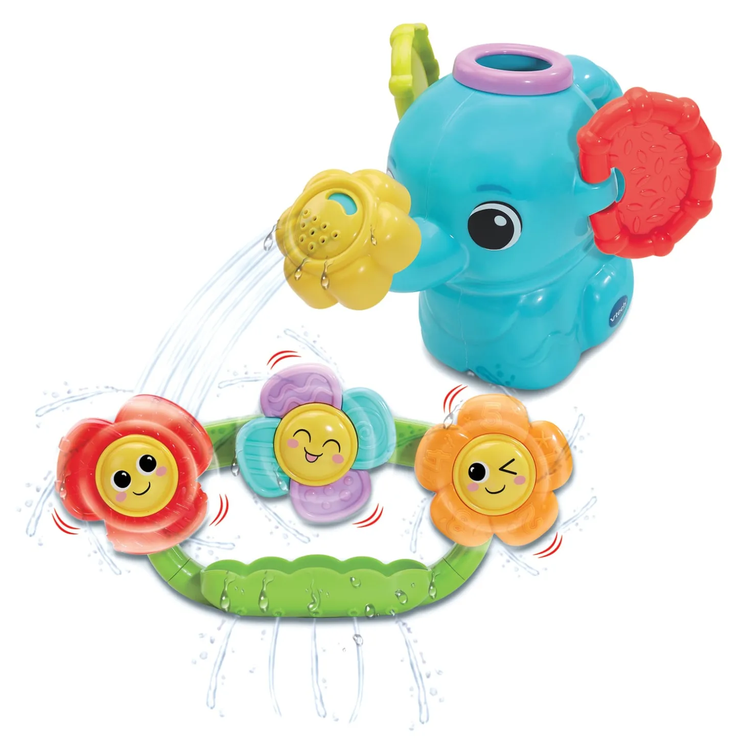 VTech Baby Jouet Mon arrosoir tourni'fleurs Multicolore