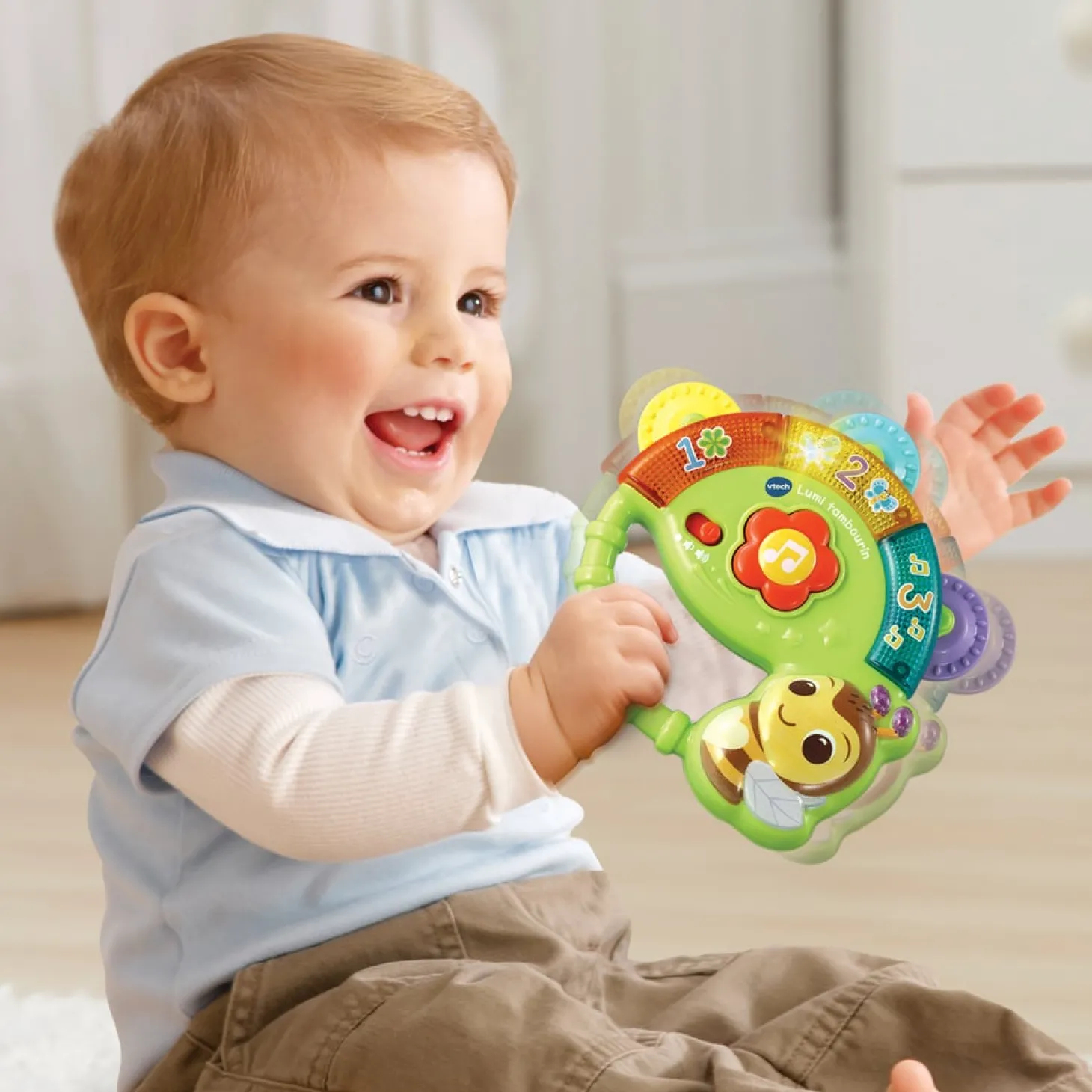 VTech Baby Lumi tambourin Multicolore