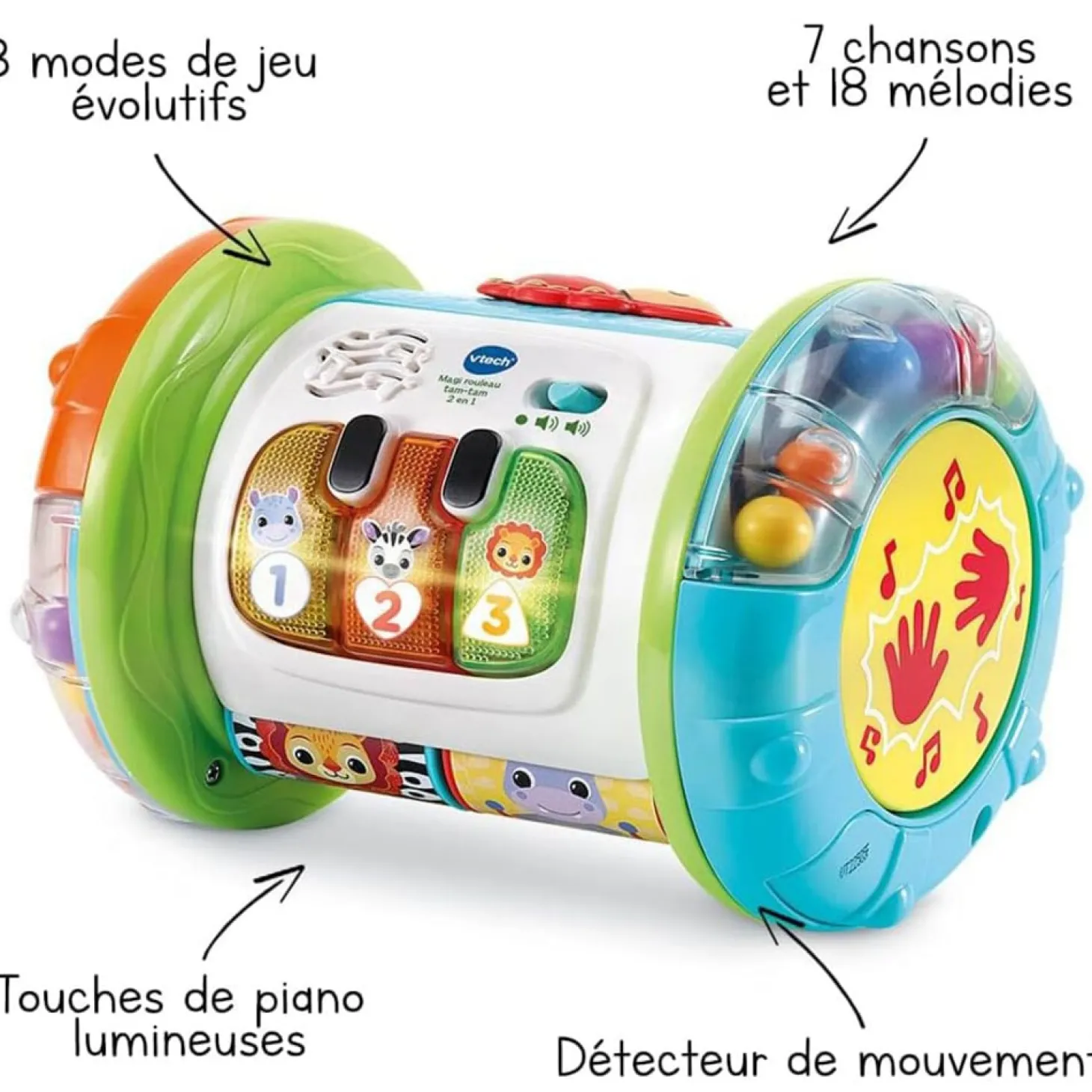 VTech Baby Magi rouleau tam-tam 3 en 1