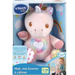 VTech Baby Maé, ma licorne à câliner Multicolore