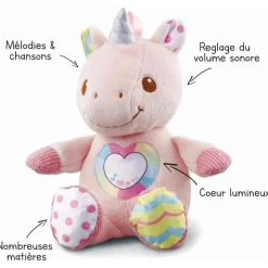 VTech Baby Maé, ma licorne à câliner Multicolore