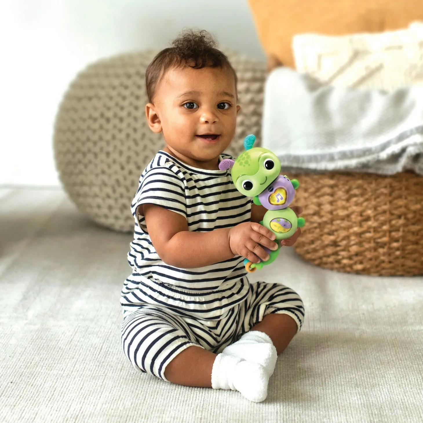 VTech Baby Myrtille twist chenille Multicolore