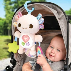 VTech Baby                    Peluche musicale Eliott bébé axolotl    Multicolore