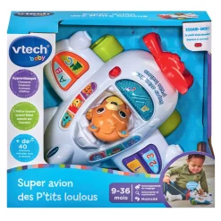 VTech Baby Super avion des p'tits loulous Multicolore