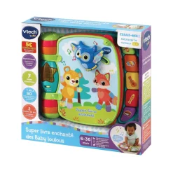 VTech Baby                    Super livre enchanté des baby loulous    Bleu